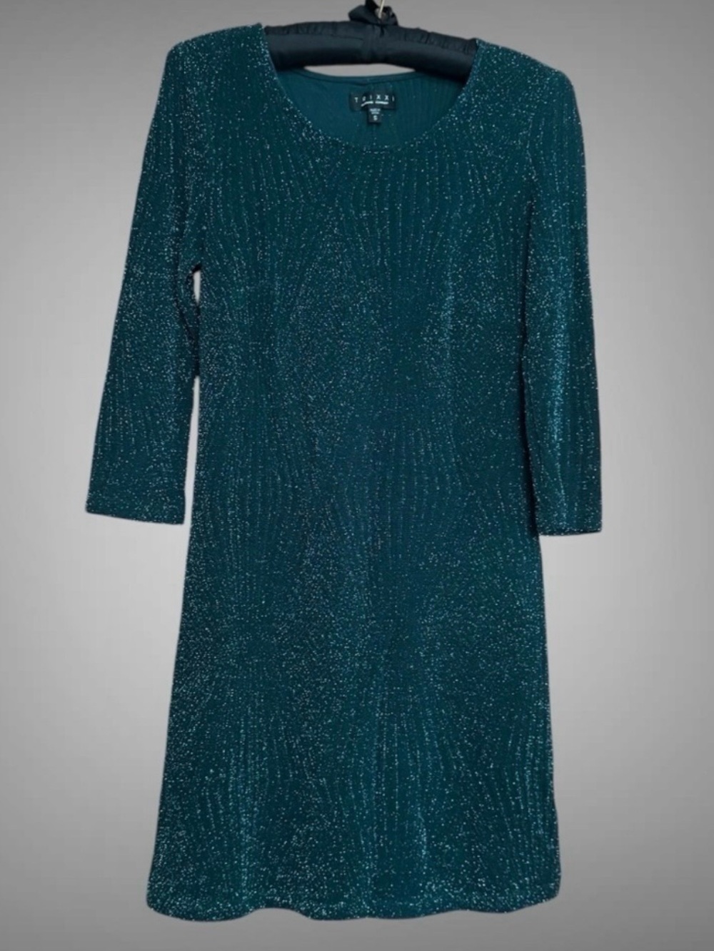 TRIXXI METALLIC MINI DRESS SIZE SMALL
